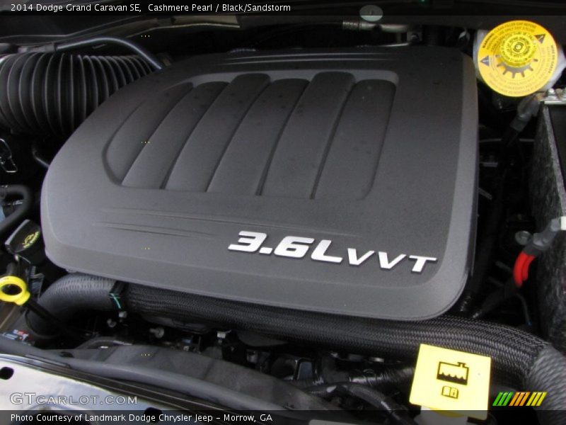 Cashmere Pearl / Black/Sandstorm 2014 Dodge Grand Caravan SE