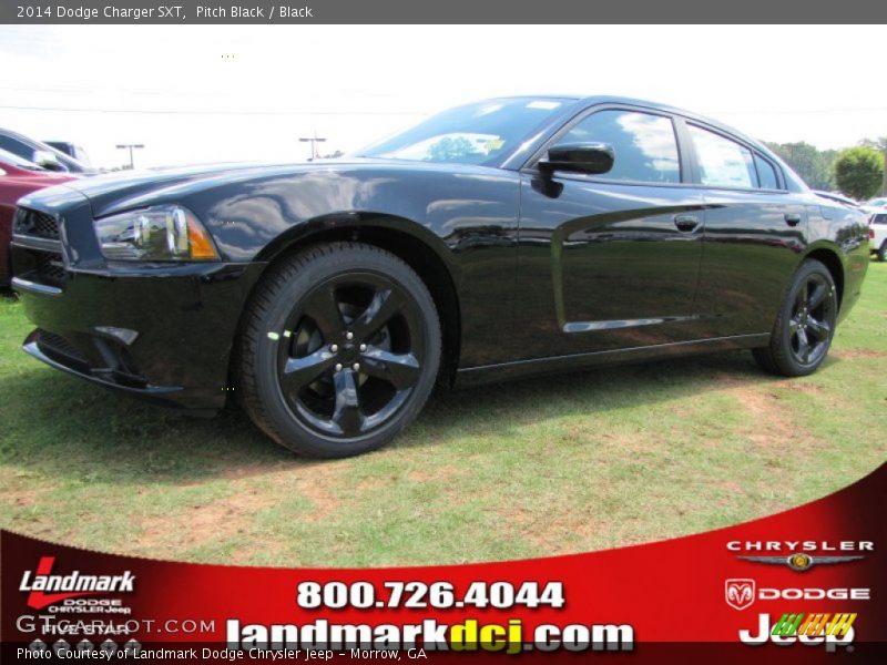 Pitch Black / Black 2014 Dodge Charger SXT