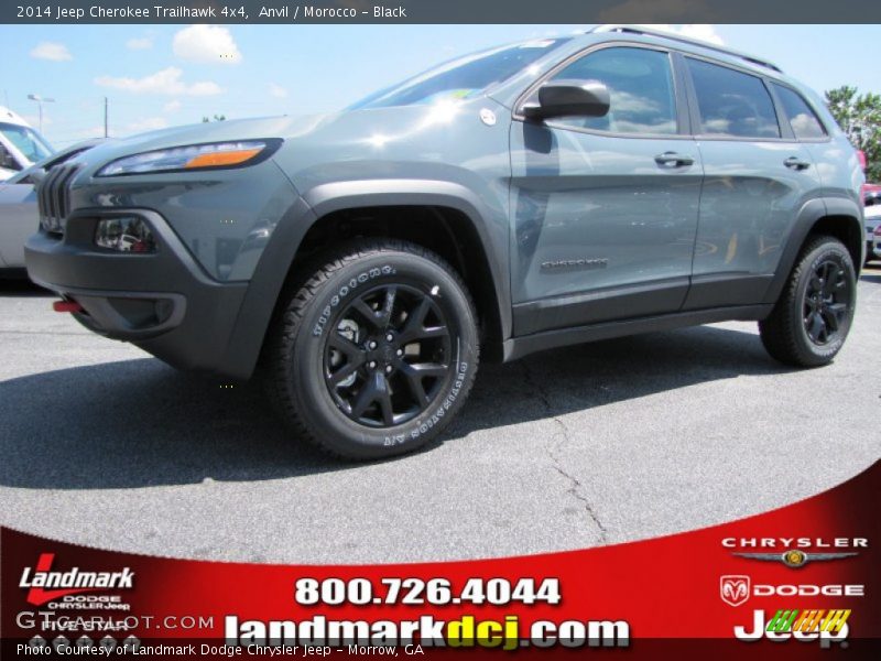 Anvil / Morocco - Black 2014 Jeep Cherokee Trailhawk 4x4