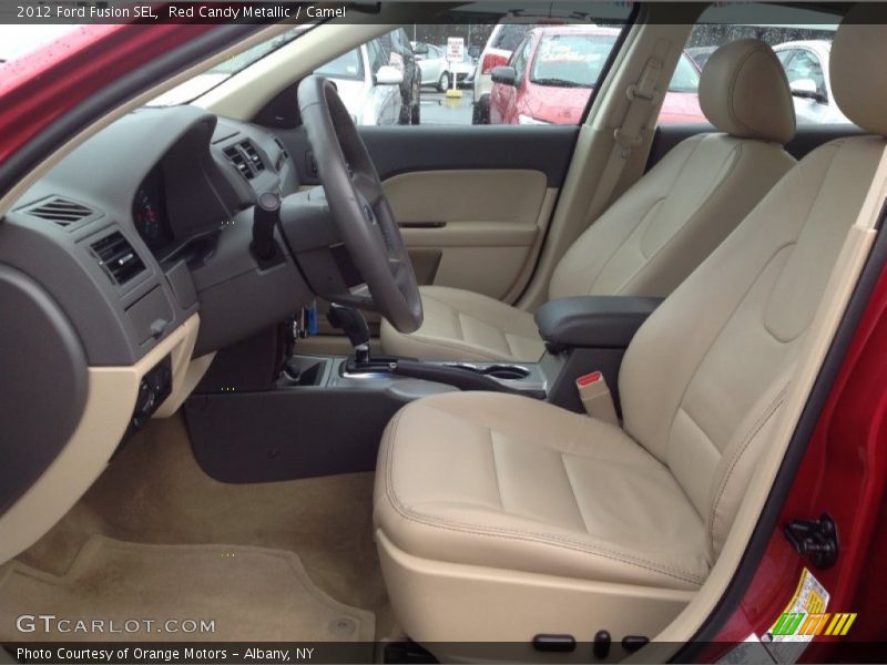 Red Candy Metallic / Camel 2012 Ford Fusion SEL