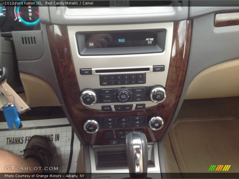 Red Candy Metallic / Camel 2012 Ford Fusion SEL