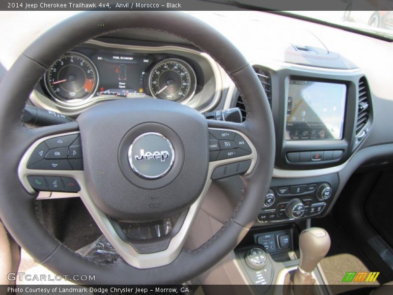 Anvil / Morocco - Black 2014 Jeep Cherokee Trailhawk 4x4