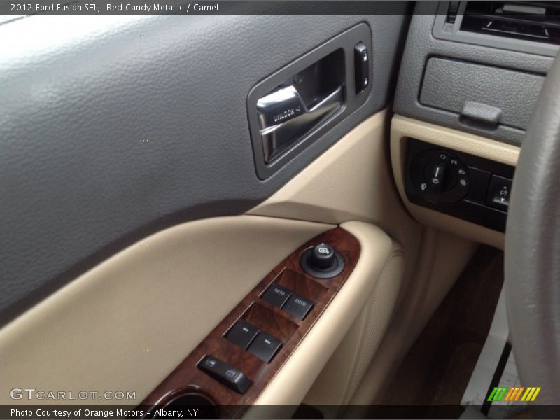 Red Candy Metallic / Camel 2012 Ford Fusion SEL