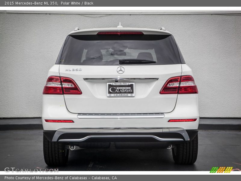 Polar White / Black 2015 Mercedes-Benz ML 350