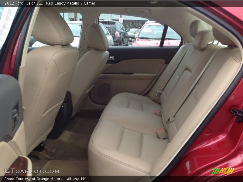 Red Candy Metallic / Camel 2012 Ford Fusion SEL