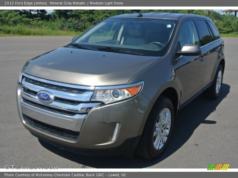 Mineral Gray Metallic / Medium Light Stone 2013 Ford Edge Limited