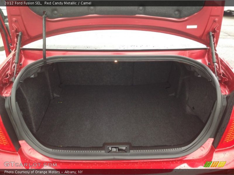 Red Candy Metallic / Camel 2012 Ford Fusion SEL