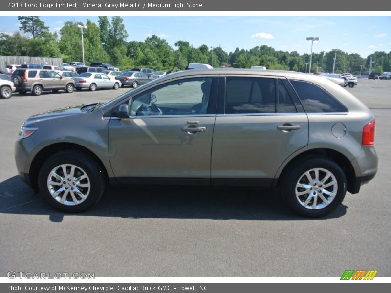 Mineral Gray Metallic / Medium Light Stone 2013 Ford Edge Limited