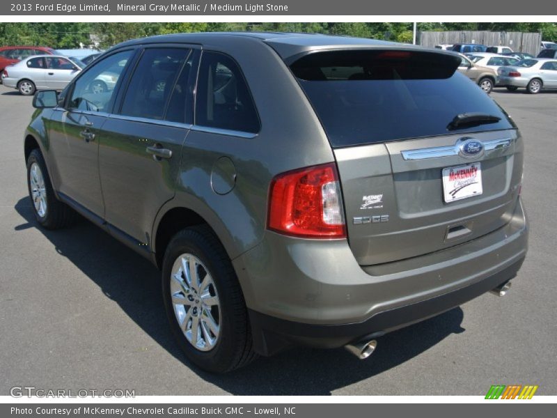 Mineral Gray Metallic / Medium Light Stone 2013 Ford Edge Limited