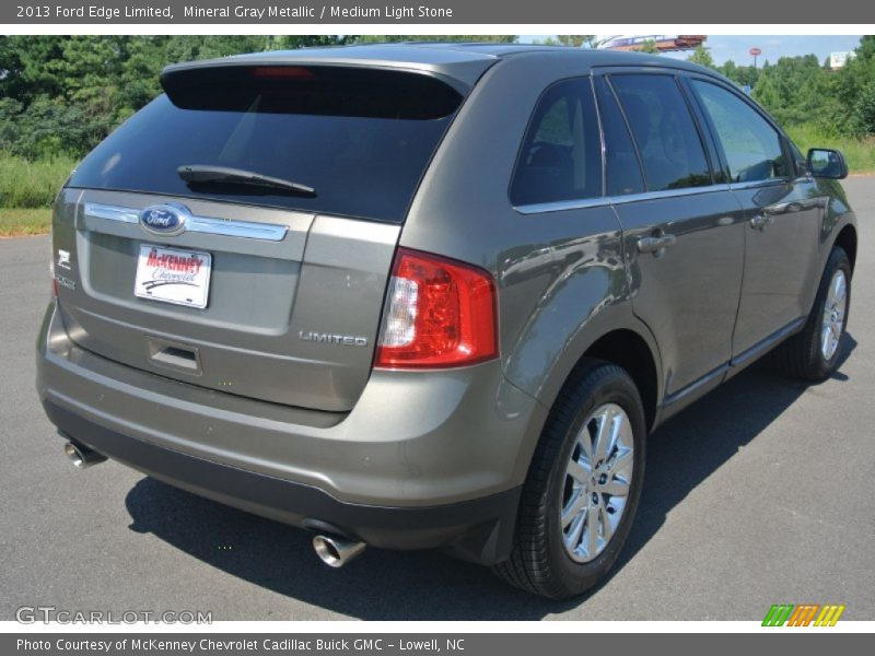 Mineral Gray Metallic / Medium Light Stone 2013 Ford Edge Limited