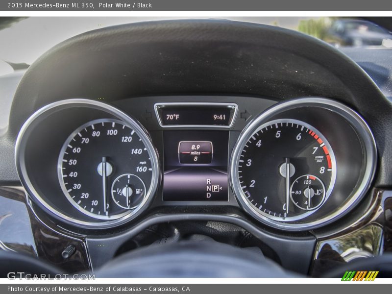 Polar White / Black 2015 Mercedes-Benz ML 350