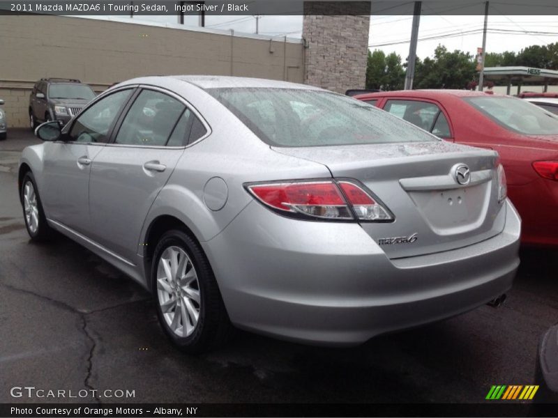 Ingot Silver / Black 2011 Mazda MAZDA6 i Touring Sedan