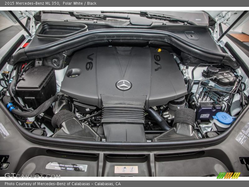 Polar White / Black 2015 Mercedes-Benz ML 350