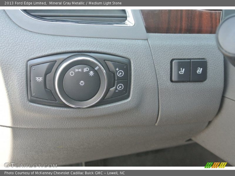 Mineral Gray Metallic / Medium Light Stone 2013 Ford Edge Limited