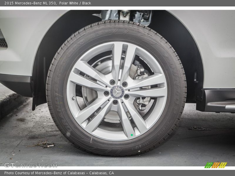 Polar White / Black 2015 Mercedes-Benz ML 350