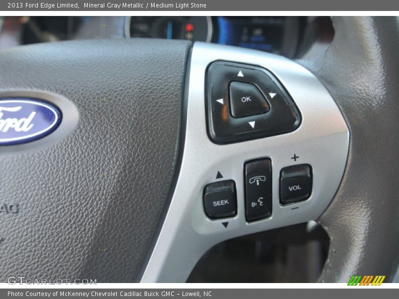 Mineral Gray Metallic / Medium Light Stone 2013 Ford Edge Limited