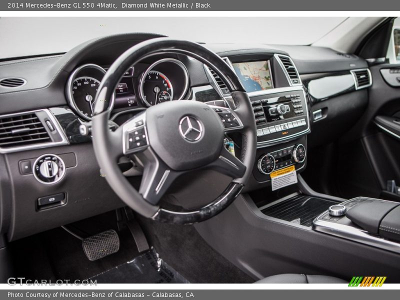 Diamond White Metallic / Black 2014 Mercedes-Benz GL 550 4Matic