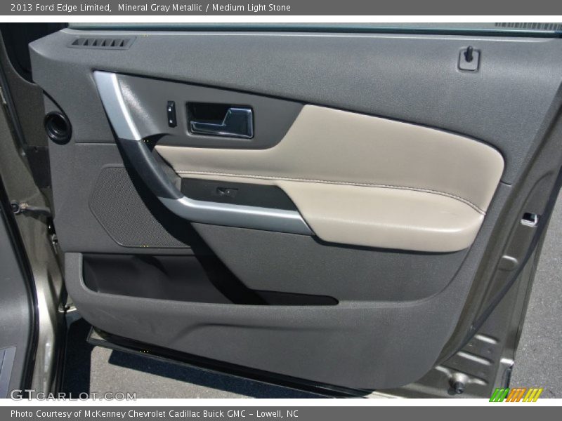Mineral Gray Metallic / Medium Light Stone 2013 Ford Edge Limited