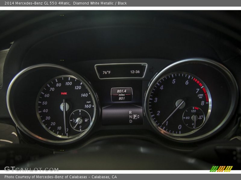 Diamond White Metallic / Black 2014 Mercedes-Benz GL 550 4Matic