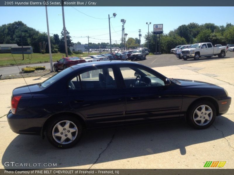 Moonlit Blue / Gray 2005 Hyundai Elantra GLS Sedan