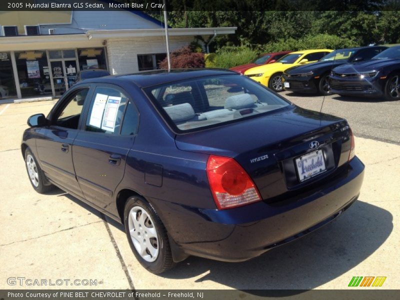 Moonlit Blue / Gray 2005 Hyundai Elantra GLS Sedan