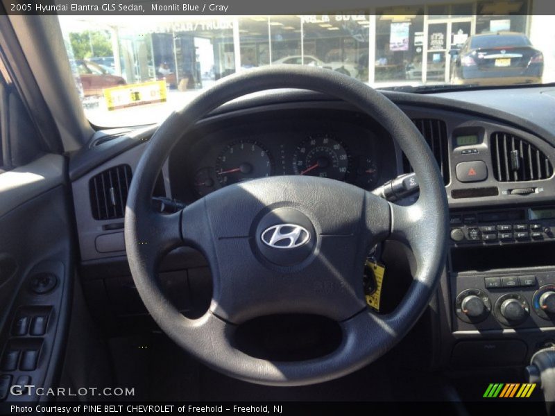 Moonlit Blue / Gray 2005 Hyundai Elantra GLS Sedan