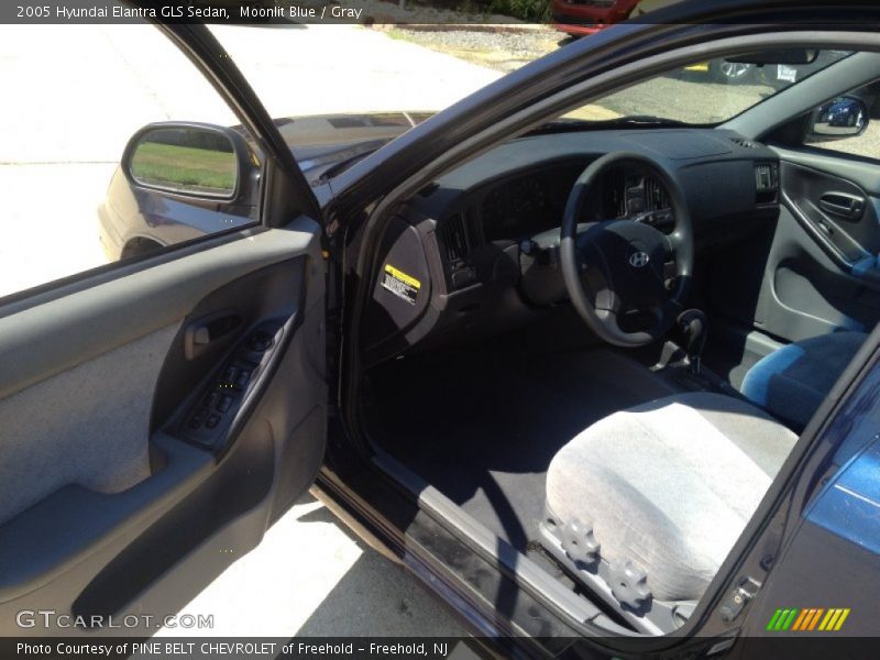 Moonlit Blue / Gray 2005 Hyundai Elantra GLS Sedan