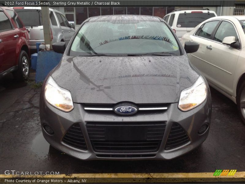 Sterling Grey Metallic / Charcoal Black 2012 Ford Focus S Sedan