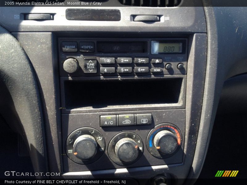 Moonlit Blue / Gray 2005 Hyundai Elantra GLS Sedan