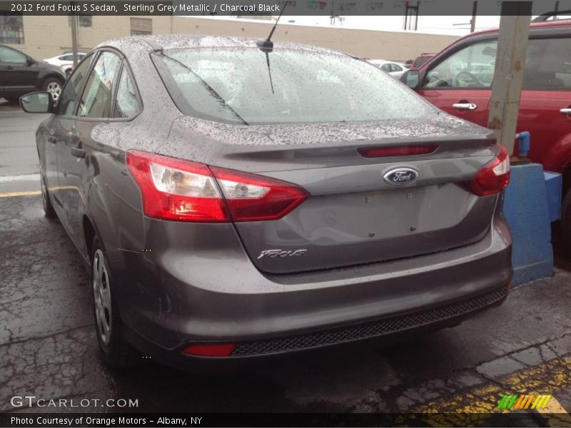 Sterling Grey Metallic / Charcoal Black 2012 Ford Focus S Sedan
