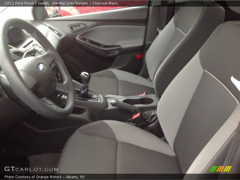 Sterling Grey Metallic / Charcoal Black 2012 Ford Focus S Sedan