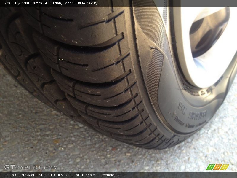 Moonlit Blue / Gray 2005 Hyundai Elantra GLS Sedan