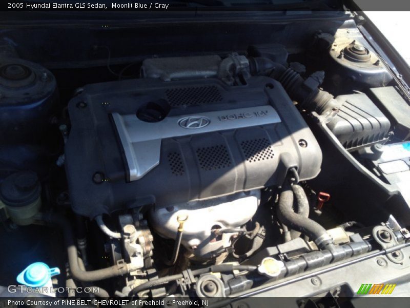 Moonlit Blue / Gray 2005 Hyundai Elantra GLS Sedan