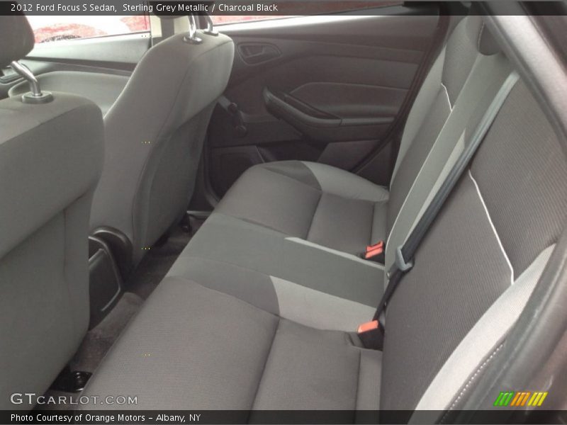 Sterling Grey Metallic / Charcoal Black 2012 Ford Focus S Sedan