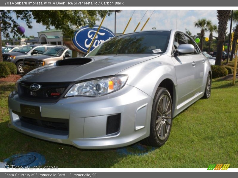 Ice Silver Metallic / Carbon Black 2014 Subaru Impreza WRX 4 Door