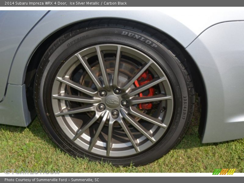Ice Silver Metallic / Carbon Black 2014 Subaru Impreza WRX 4 Door