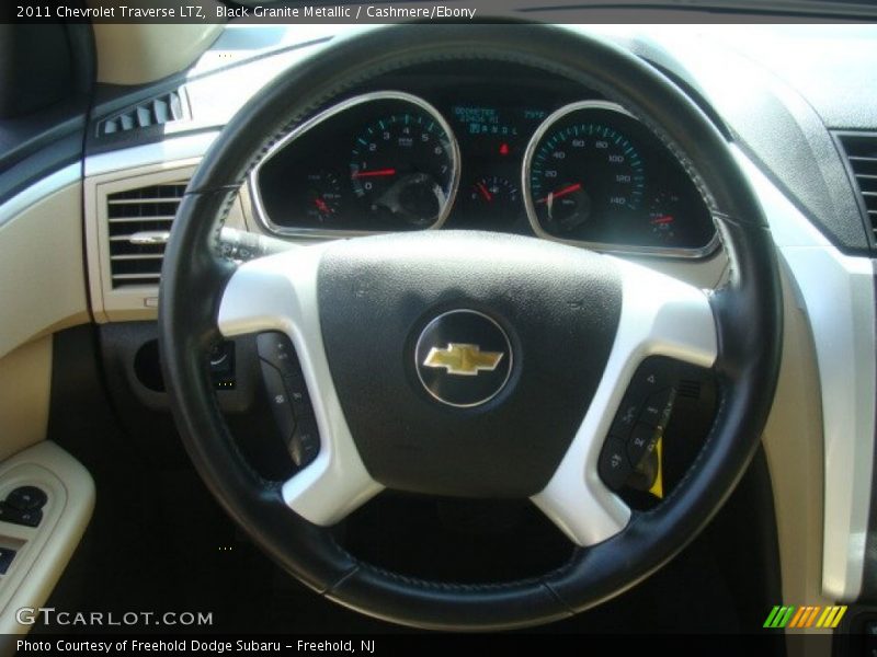 Black Granite Metallic / Cashmere/Ebony 2011 Chevrolet Traverse LTZ