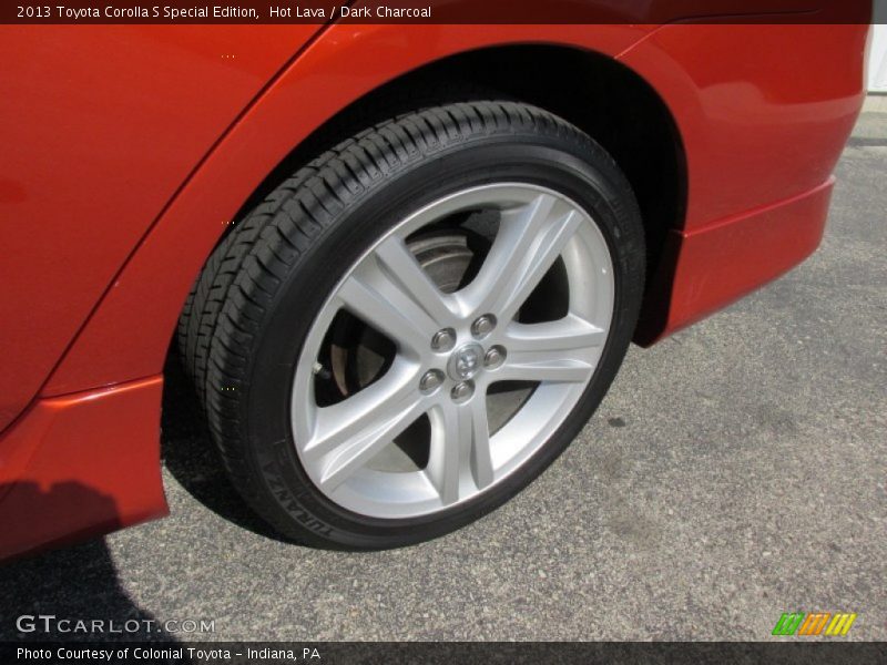 Hot Lava / Dark Charcoal 2013 Toyota Corolla S Special Edition