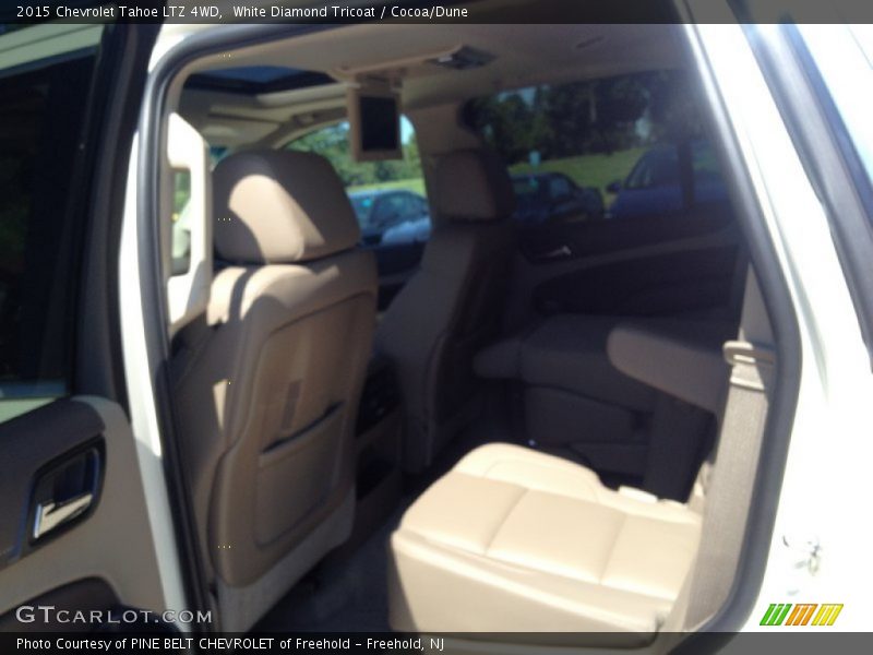 White Diamond Tricoat / Cocoa/Dune 2015 Chevrolet Tahoe LTZ 4WD