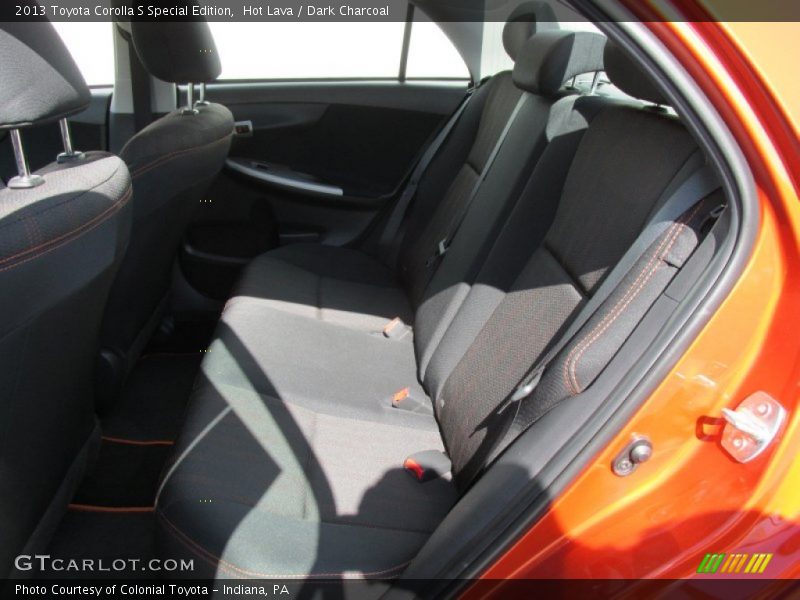 Hot Lava / Dark Charcoal 2013 Toyota Corolla S Special Edition