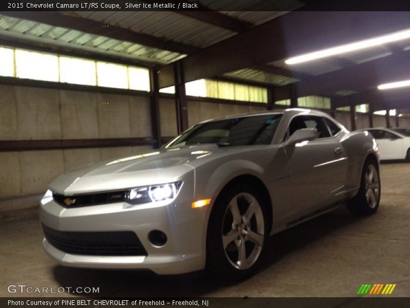 Silver Ice Metallic / Black 2015 Chevrolet Camaro LT/RS Coupe