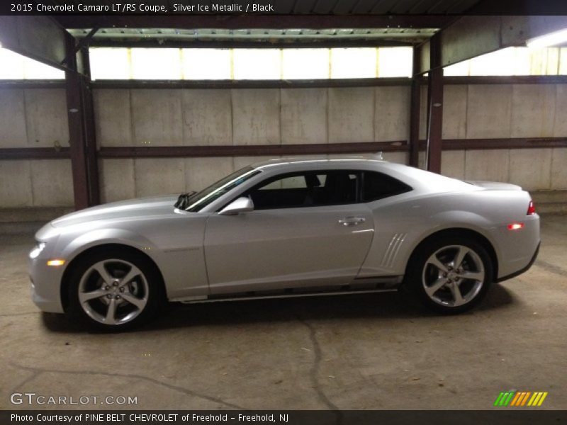 Silver Ice Metallic / Black 2015 Chevrolet Camaro LT/RS Coupe