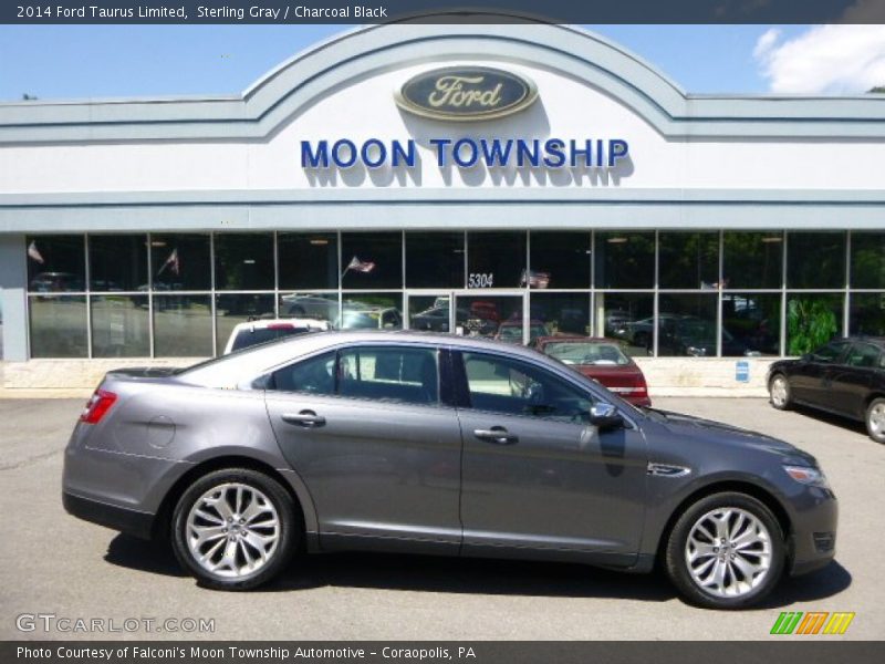 Sterling Gray / Charcoal Black 2014 Ford Taurus Limited