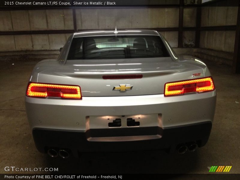 Silver Ice Metallic / Black 2015 Chevrolet Camaro LT/RS Coupe