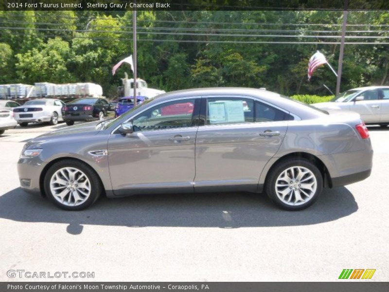 Sterling Gray / Charcoal Black 2014 Ford Taurus Limited