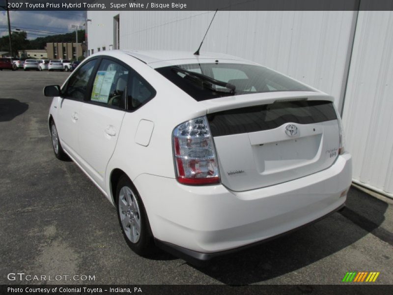 Super White / Bisque Beige 2007 Toyota Prius Hybrid Touring