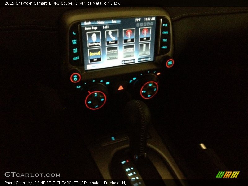 Silver Ice Metallic / Black 2015 Chevrolet Camaro LT/RS Coupe