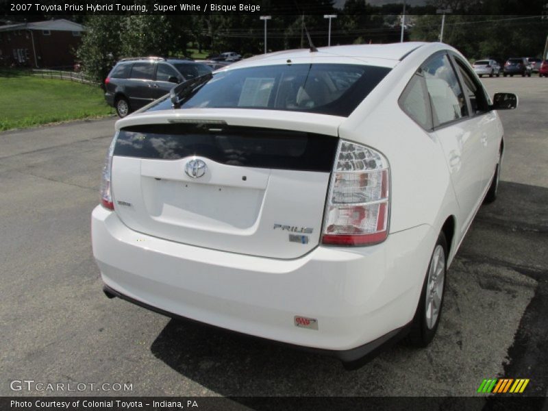 Super White / Bisque Beige 2007 Toyota Prius Hybrid Touring