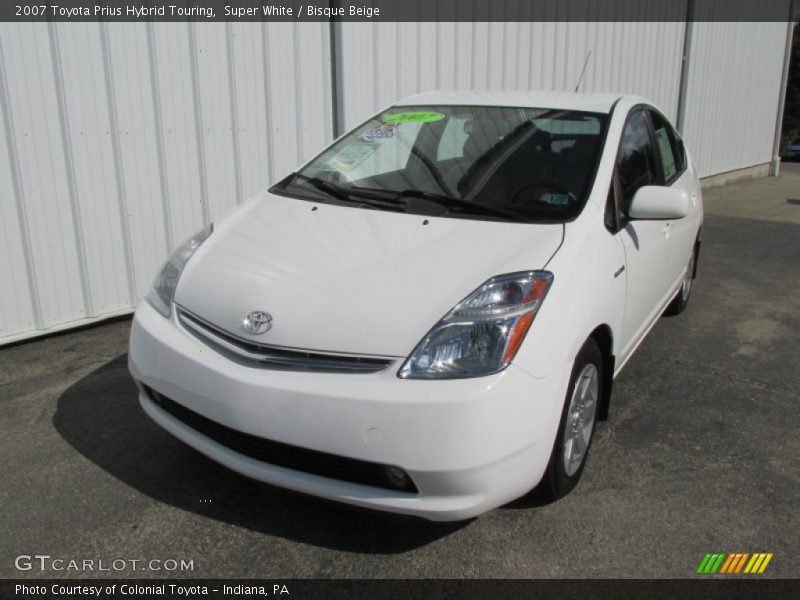Super White / Bisque Beige 2007 Toyota Prius Hybrid Touring