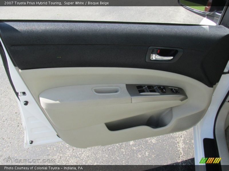 Super White / Bisque Beige 2007 Toyota Prius Hybrid Touring